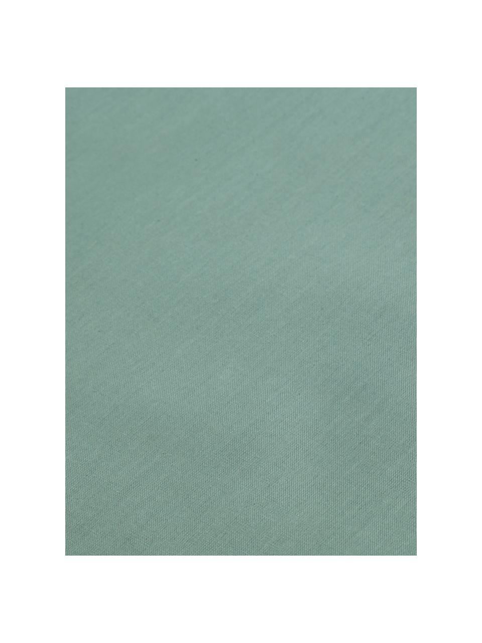 Ropa de cama de renforcé Lenare, Verde roseda, Cama 135/140 cm (180 x 290 cm)