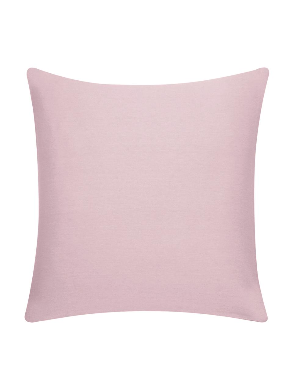 Poszewka na poduszkę z bawełny Mads, 100% bawełna, Blady różowy, S 40 x D 40 cm