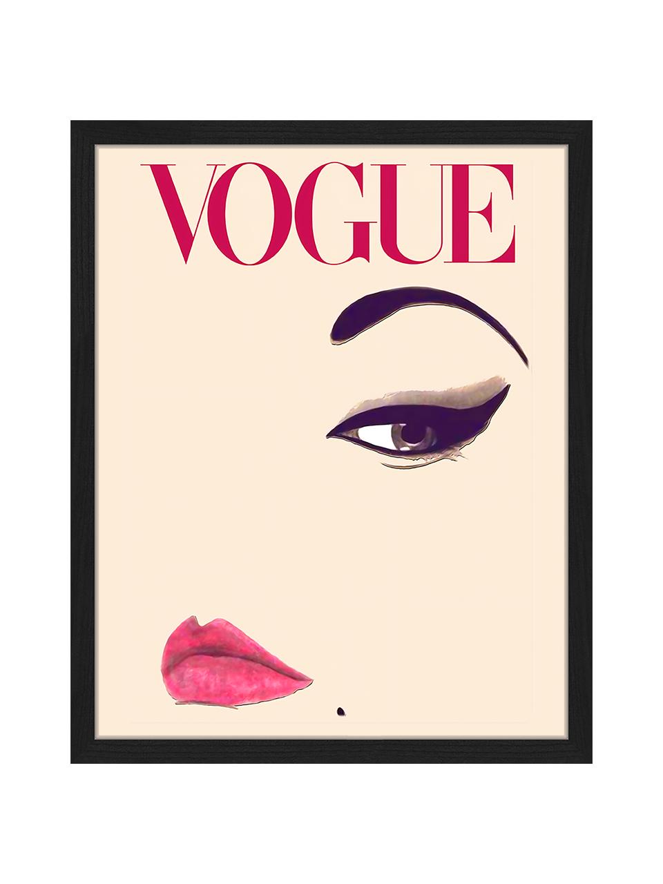 Oprawiony druk cyfrowy Oh So Lovely  Obsessions Vogue, Wielobarwny, S 43 x W 53 cm