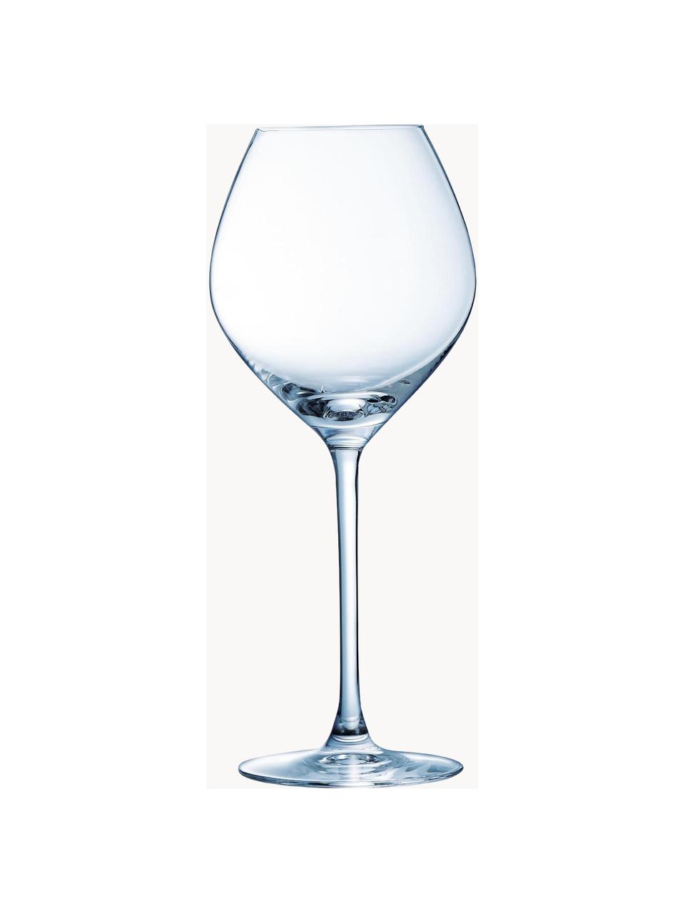 Verres à vin rouge Magnifique, 6 pièces, Verre, Transparent, Ø 9 x haut. 23 cm, 350 ml