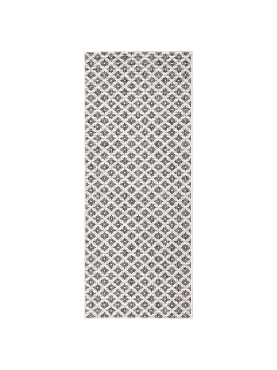 Dwustronny chodnik zewnętrzny i wewnętrzny Nizza, Szary, odcienie kremowego, S 80 x D 250 cm