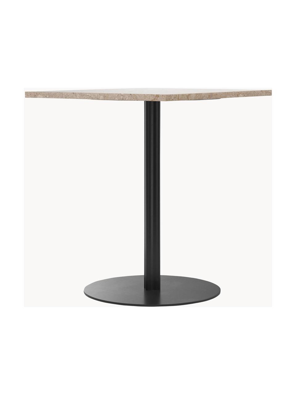 Jedálenský stôl z pieskovca Harbour, 60 x 70 cm, Pieskovec čierna, Š 70 x V 60 cm