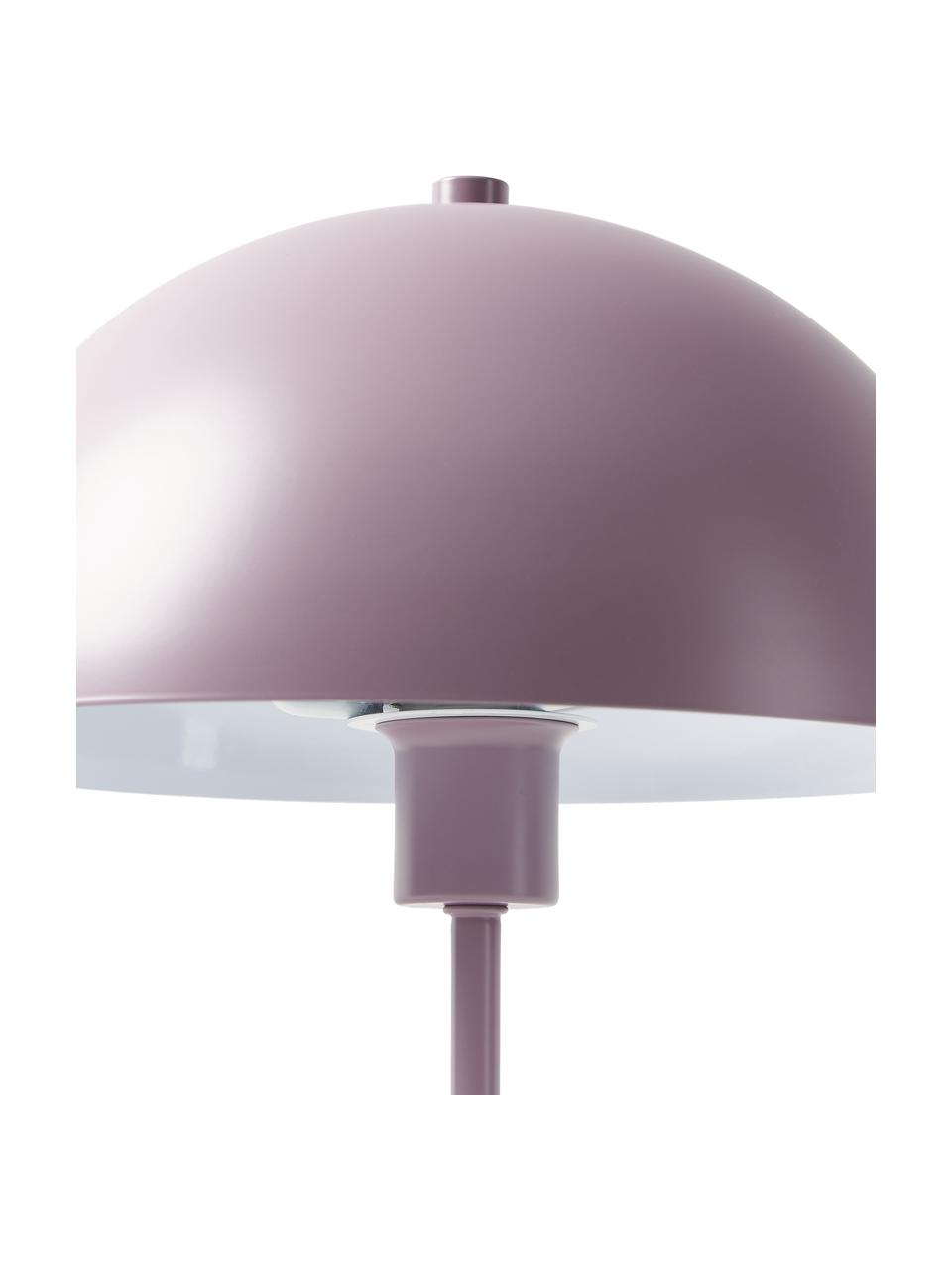 Stehlampe Matilda in Mauve, Lampenschirm: Metall, pulverbeschichtet, Lampenfuß: Metall, pulverbeschichtet, Lavendel, H 164 cm