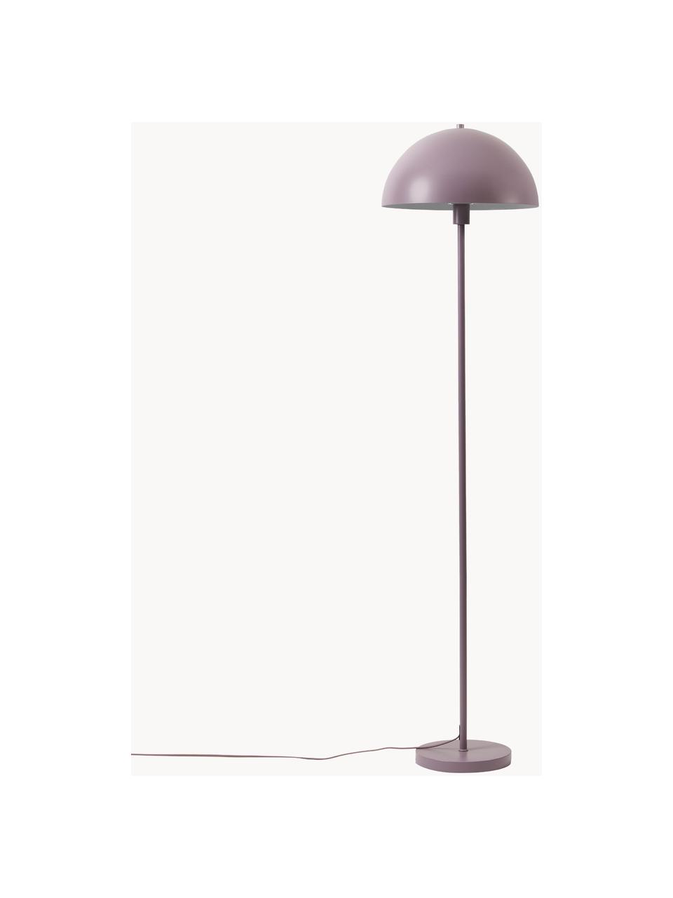 Stehlampe Matilda in Mauve, Lampenschirm: Metall, pulverbeschichtet, Lampenfuß: Metall, pulverbeschichtet, Lavendel, H 164 cm
