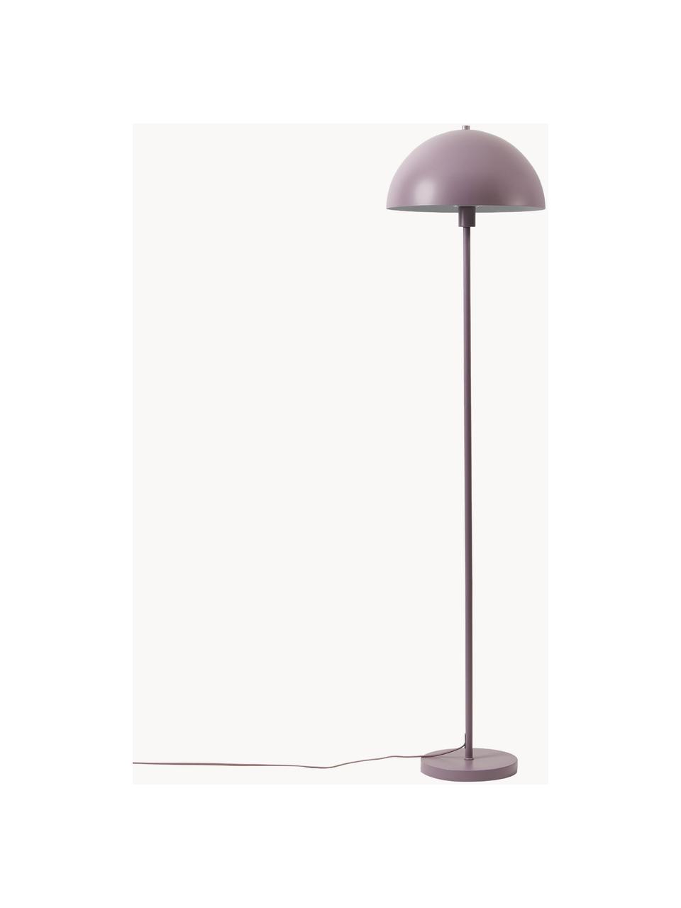 Stehlampe Matilda in Mauve, Lampenschirm: Metall, pulverbeschichtet, Lampenfuß: Metall, pulverbeschichtet, Lavendel, H 164 cm