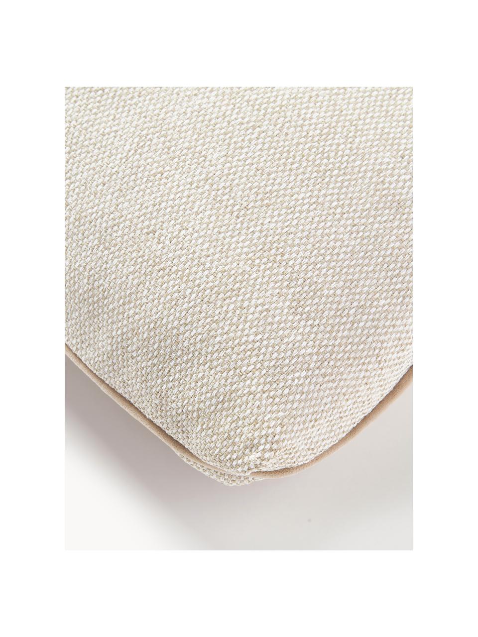 Cojín sofá Felix, Funda: 100% poliéster, Beige claro, An 40 x L 80 cm