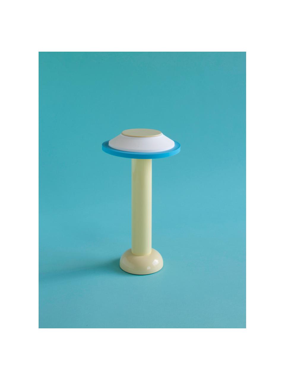 Petite lampe à poser LED mobile PL2, intensité variable, Jaune soleil, blanc, bleu, Ø 18 x haut. 30 cm