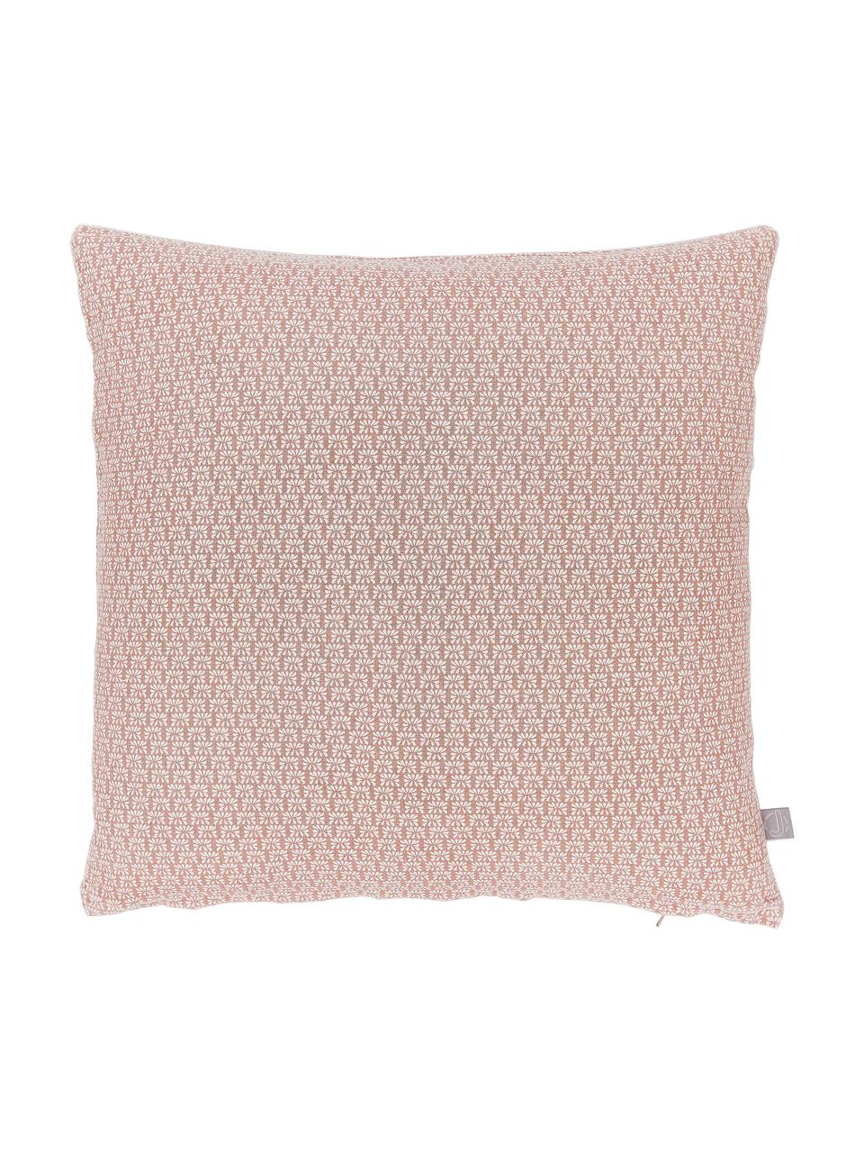 Housse de coussin 45x45 rose Cousin, 3 élém., Couleur pêche, blanc