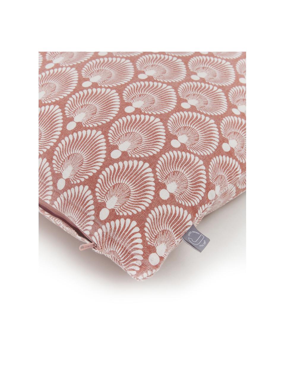 Housse de coussin 45x45 rose Cousin, 3 élém., Couleur pêche, blanc