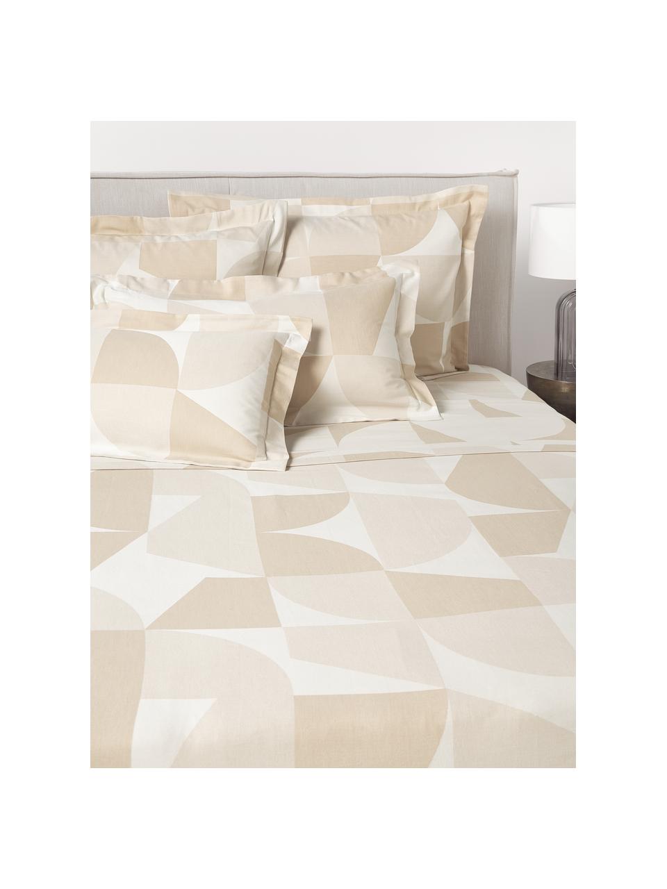 Lenzuolo in cotone con motivo geometrico Elinor, 100% cotone
Densità del filo 190 TC, qualità comfort

La biancheria da letto in cotone è piacevolmente morbida sulla pelle, assorbe bene l'umidità ed è adatta per chi soffre di allergie

Il materiale utilizzato in questo prodotto è testato per le sostanze nocive e certificato secondo lo STANDARD 100 by OEKO-TEX®, 6457CIT, CITEVE., Tonalità beige, Larg. 240 x Lung. 280 cm