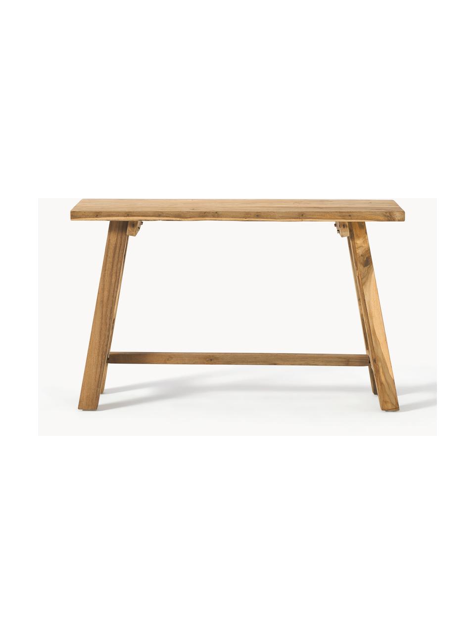 Console en bois de teck Lawas, Bois de teck recyclé, finition naturelle
Ce produit est fabriqué à partir de bois certifié FSC® issu du développement durable, Bois de teck, larg. 120 x prof. 40 cm