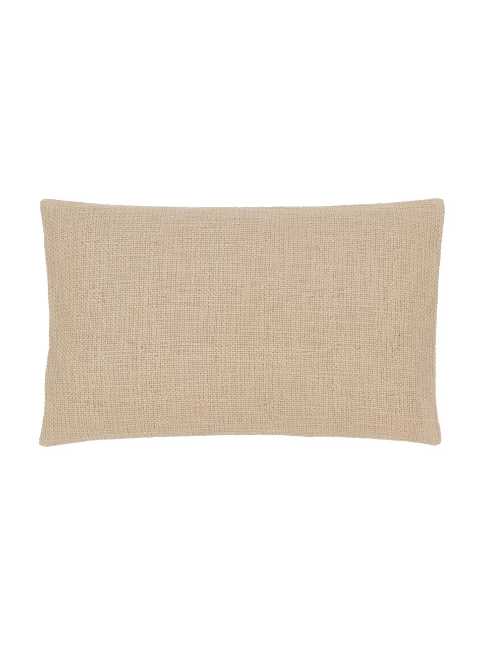 Kissenhülle Anise in Beige, 100% Baumwolle, Beige, B 30 x L 50 cm