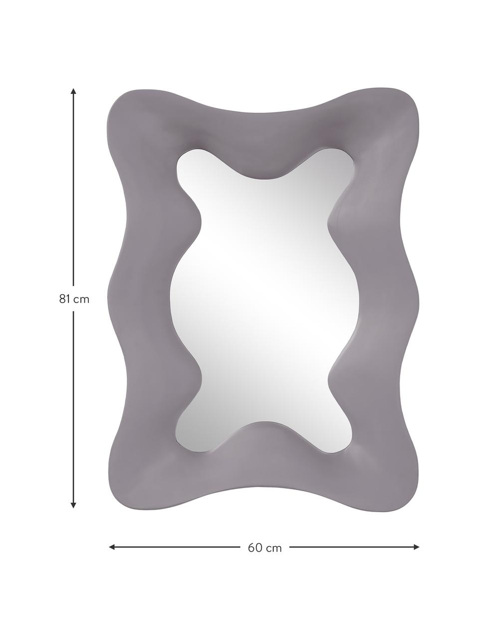 Lustro ścienne Riva, Odcienie lawendowego, S 60 x W 81 cm