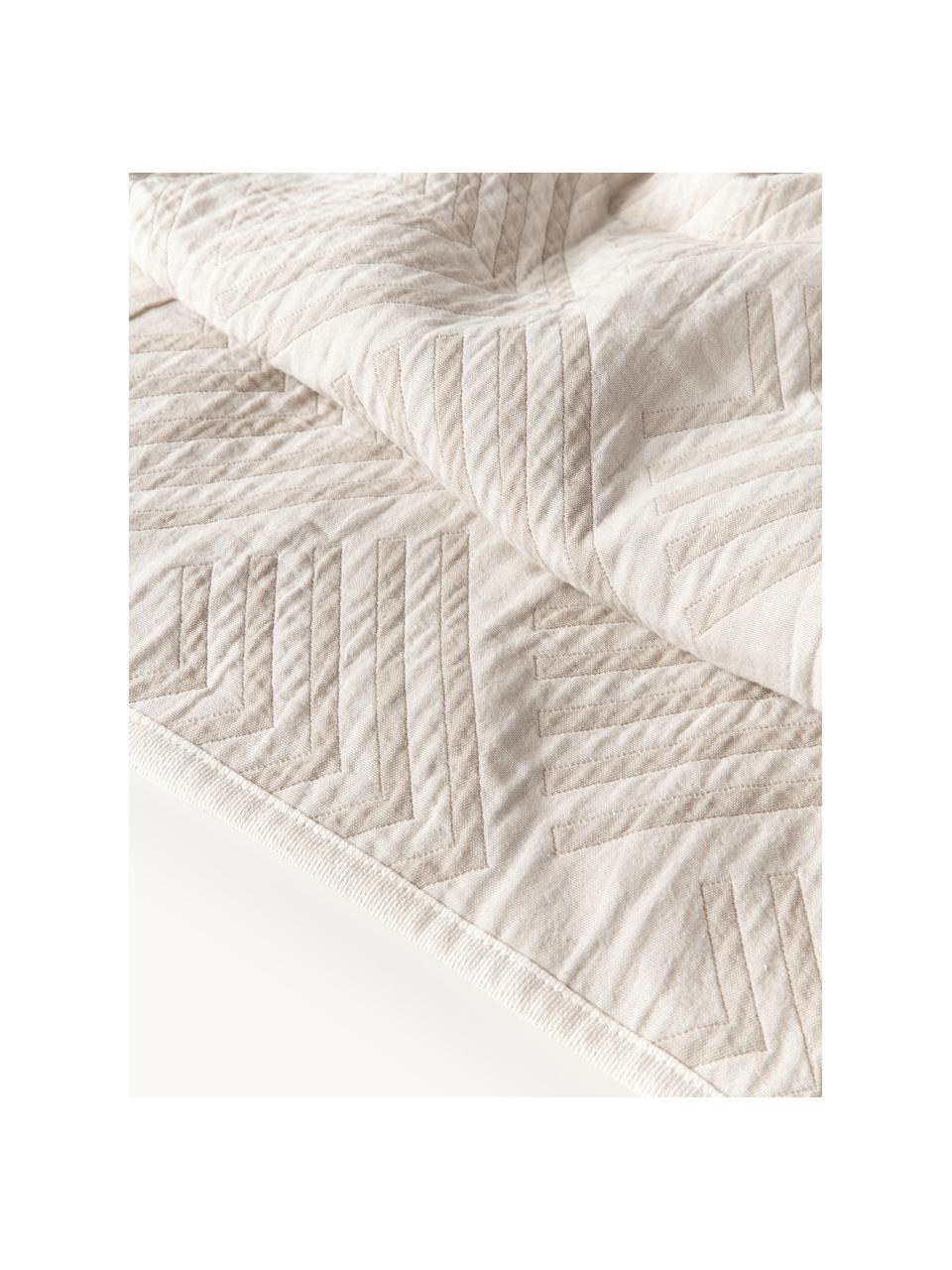 Copriletto Jacquard con motivo grafico Milano, 80% cotone, 20% poliestere

Il materiale utilizzato in questo prodotto è testato per le sostanze nocive e certificato secondo lo STANDARD 100 by OEKO-TEX®, 6457CIT, CITEVE, Beige chiaro, Larg. 230 x Lung. 250 cm