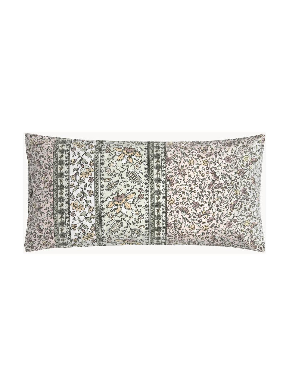 Fundas de almohadas de algodón ecológico tejido renfrocé Estelle, 2 uds., Multicolor, An 40 x L 80 cm