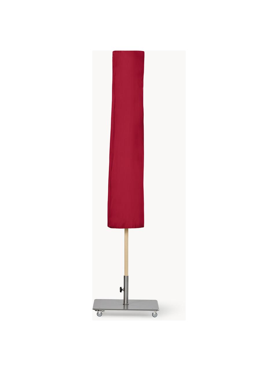 Housse de protection pour parasol faite main Classique, tailles variées, Toile acrylique, Lie de vin, Ø 51 x haut. 167 cm