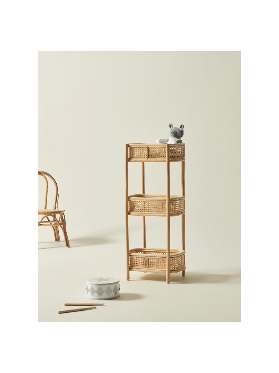 Półka z rattanu Hoola, Rattan, Beżowy, S 40 x W 92 cm