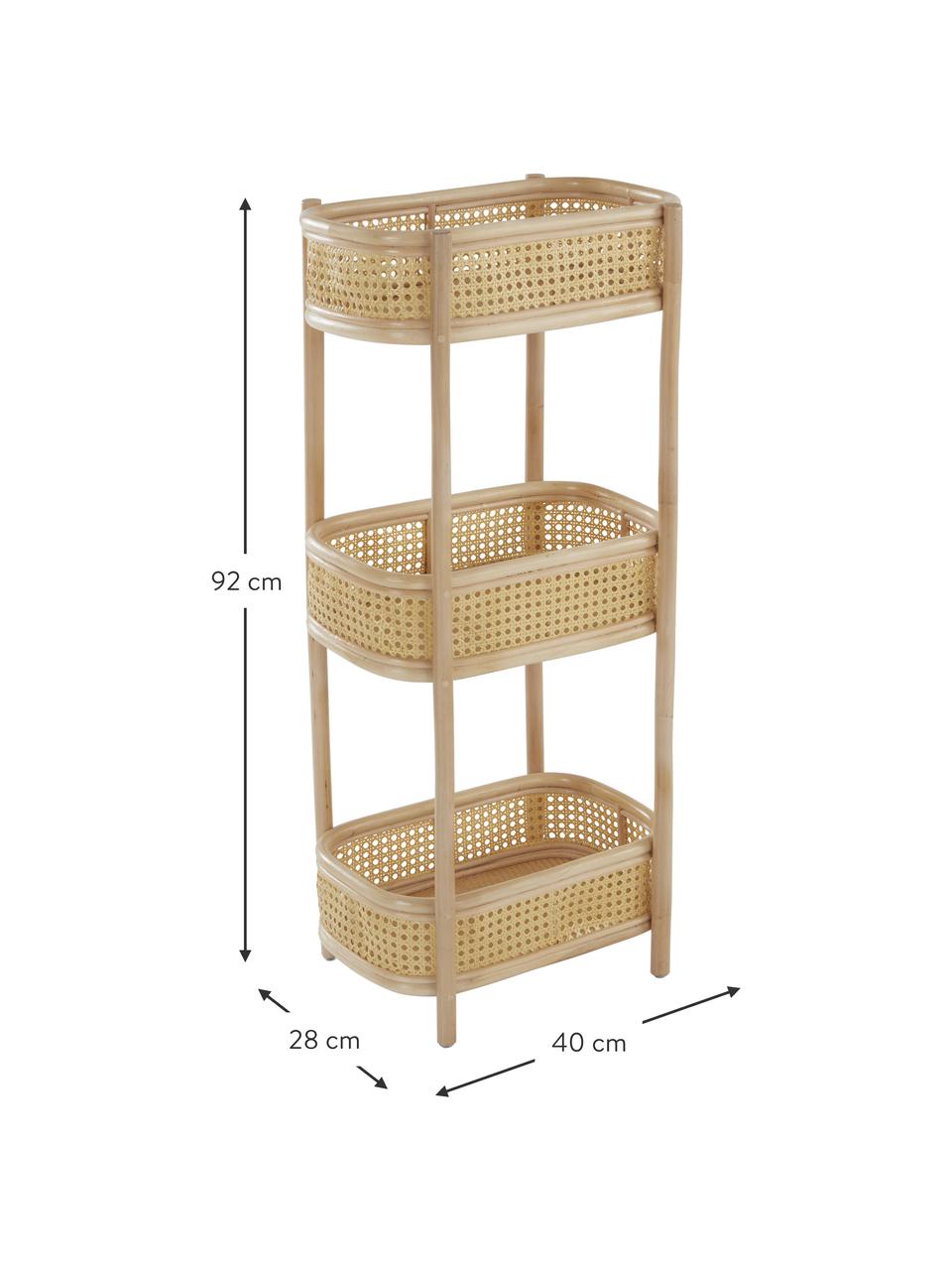 Rattan-Badregal Hoola, Rattan, Beige, B 40 x H 92 cm