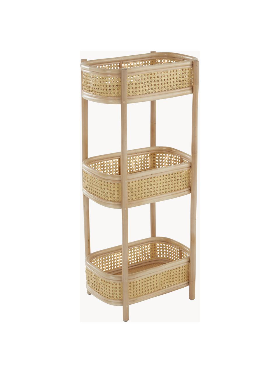 Półka z rattanu Hoola, Rattan, Beżowy, S 40 x W 92 cm