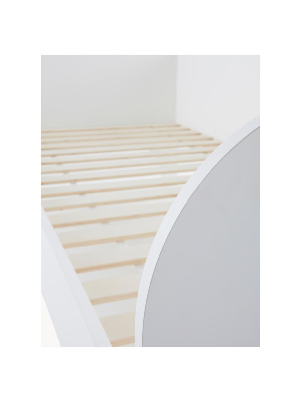 Holz-Kinderbett Phant, 90 x 200 cm, Mitteldichte Holzfaserplatte (MDF), Holz, weiß lackiert, B 90 x L 200 cm