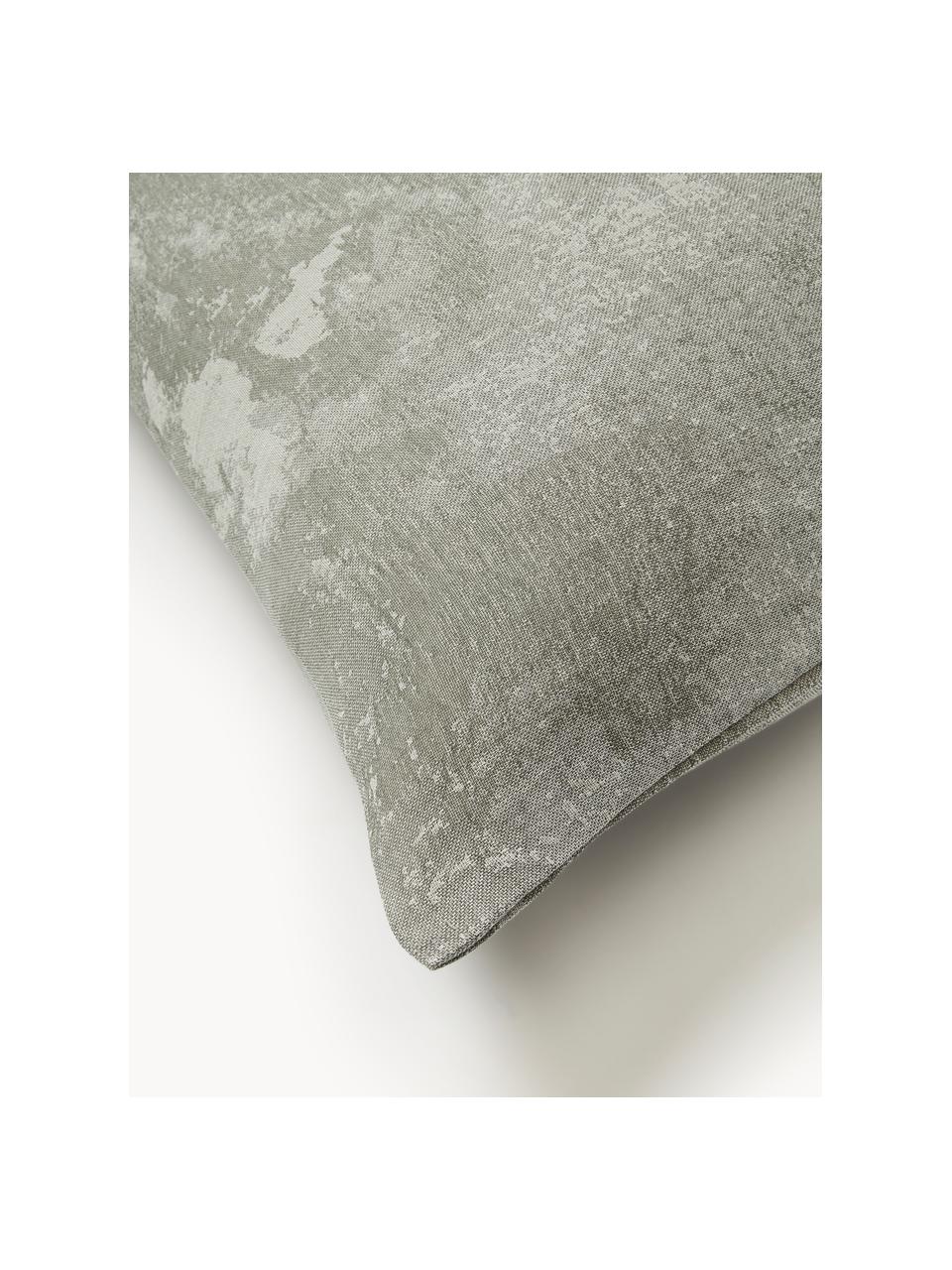 Poszewka na poduszkę z bawełny Marcella, Odcienie zielonego, S 40 x D 80 cm