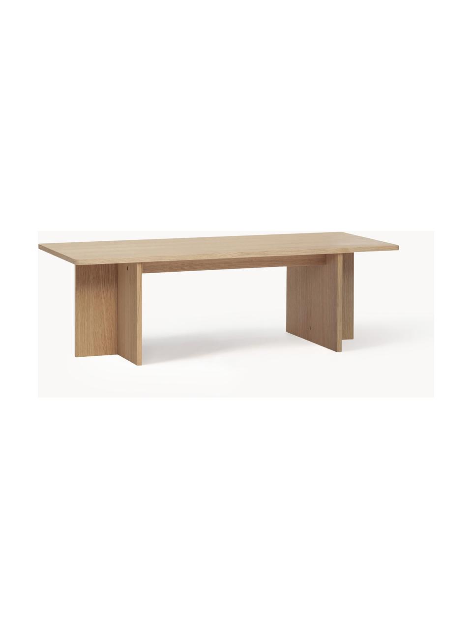 Holz-Couchtisch Split, Eichenholzfurnier

Dieses Produkt wird aus nachhaltig gewonnenem, FSC®-zertifiziertem Holz gefertigt., Eichenholz, B 120 x T 50 cm