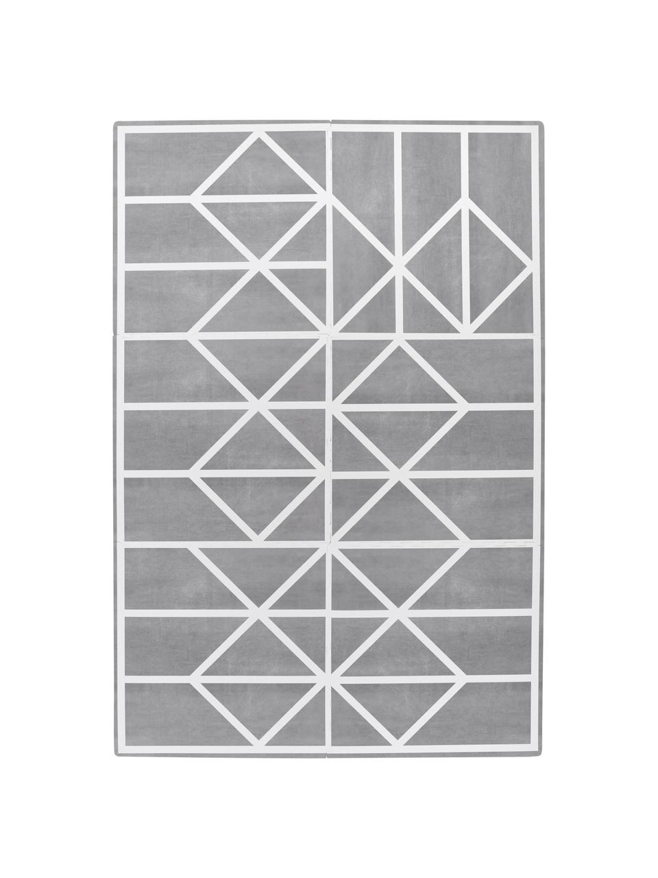Erweiterbares Spielmatten-Set Nordic, 18-tlg., Schaumstoff (EVAC), schadstofffrei, Grau, Cremefarben, B 120 x L 180 cm