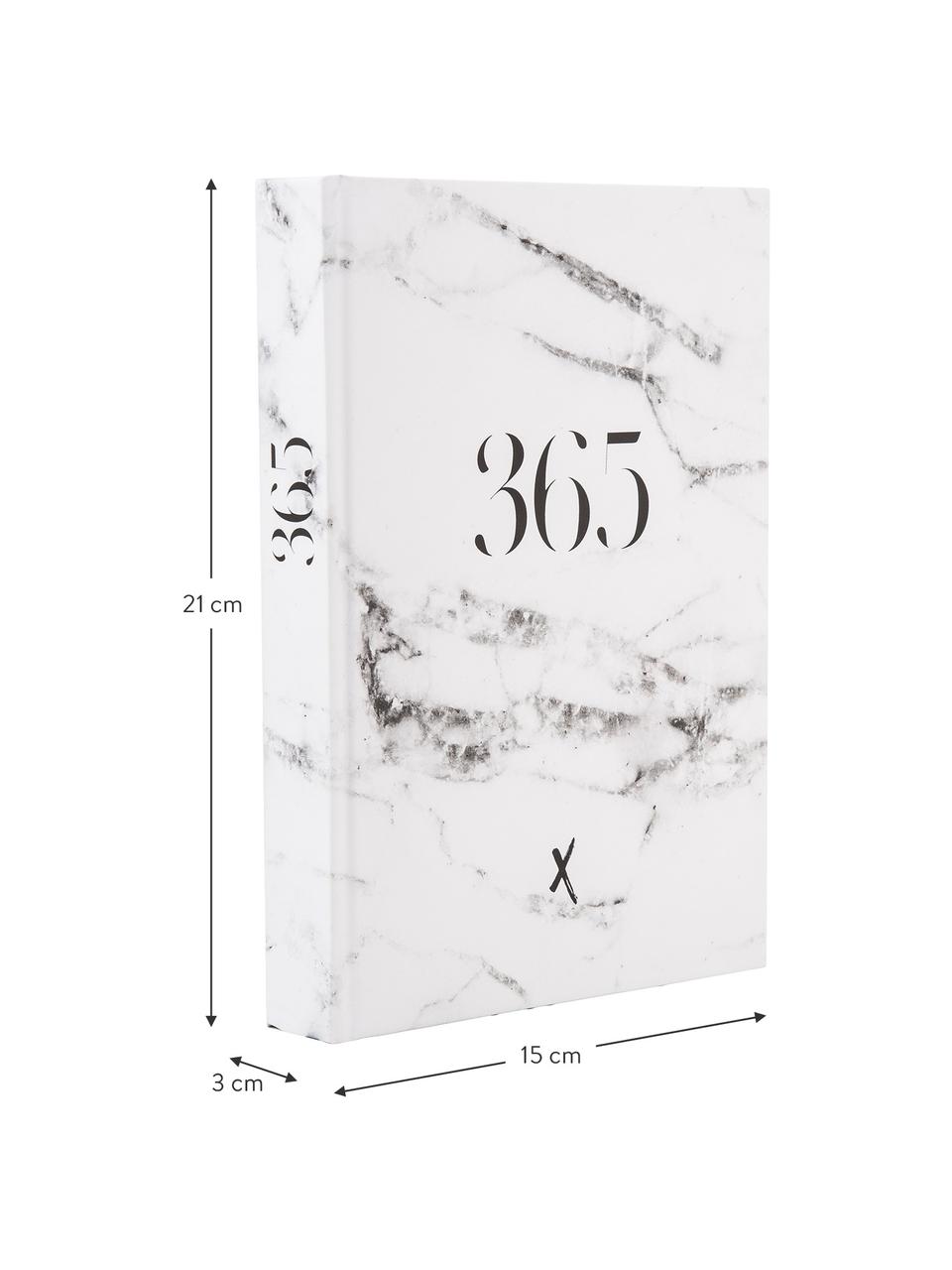 Notitieboek 365 of whatever you want, Papier, Wit, zwart, 15 x 21 cm