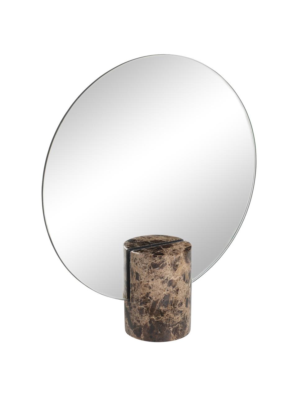 Make-up spiegel Pesa, Voetstuk: marmer, Bruin, 22 x 25 cm