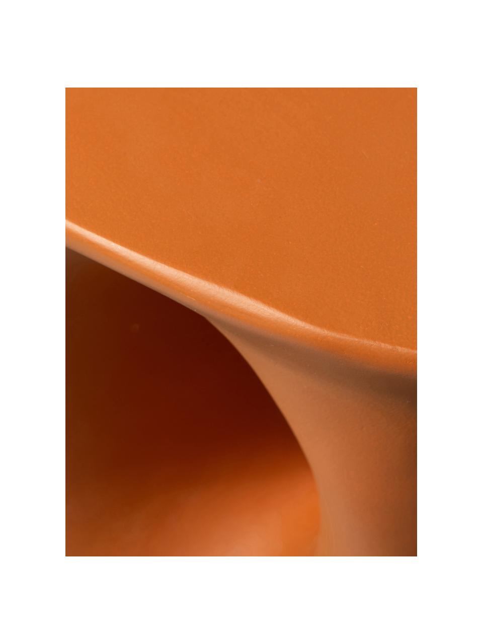 Odkládací stolek Moson, Oxid hořečnatý, Oranžová, Š 41 cm, V 45 cm