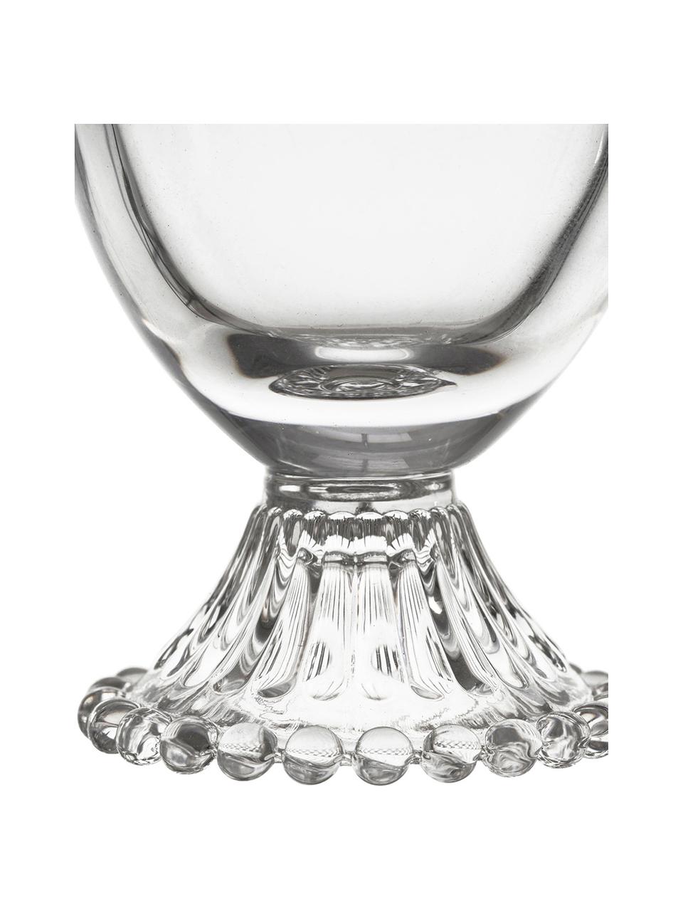 Glas-Eierbecher Perles, 6 Stück, Glas, Transparent, Ø 6 x H 7 cm