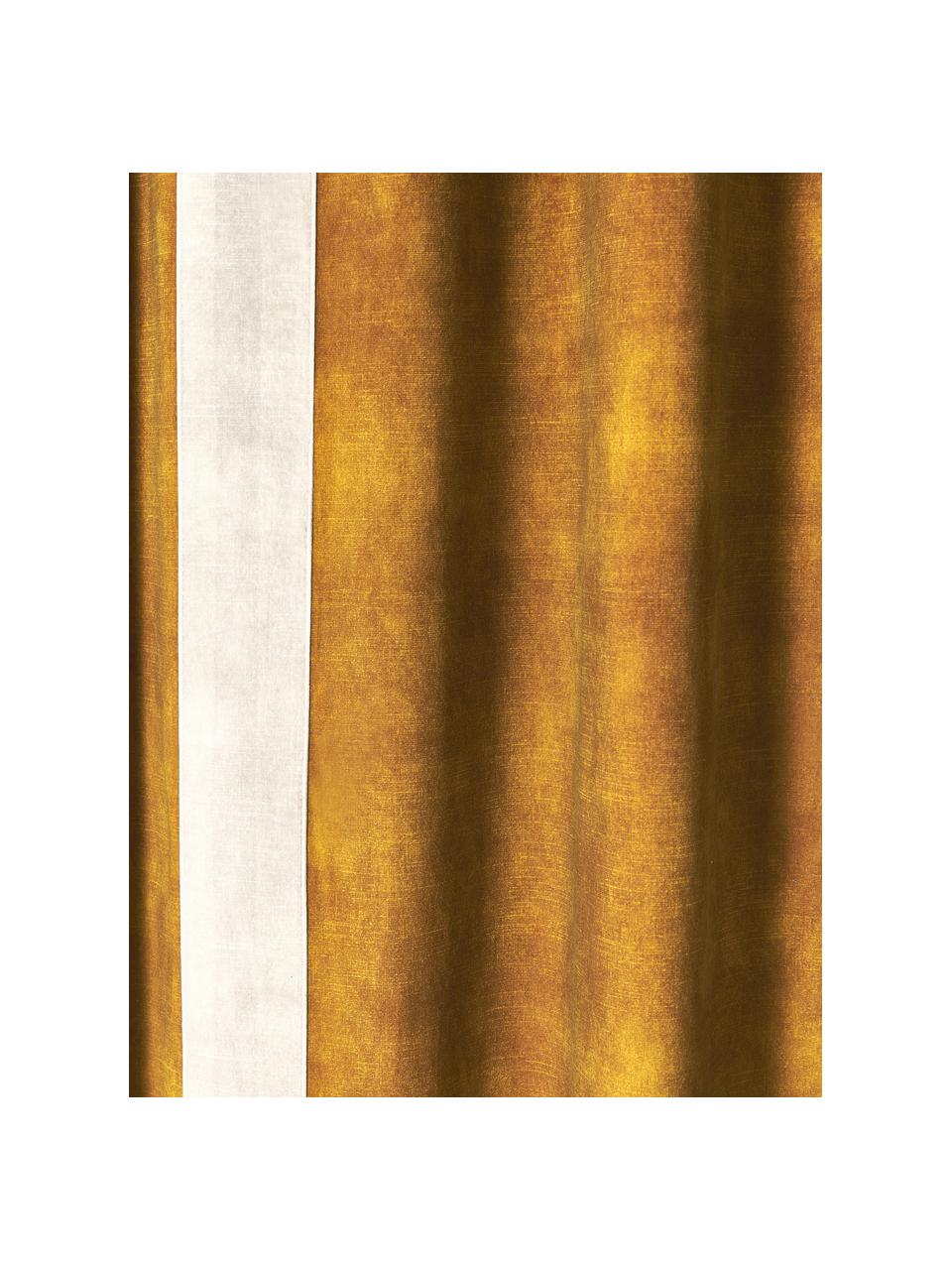 Cortinas oscurecedoras de terciopelo premium con multibanda Carlie, 2 uds., 100% terciopelo de poliéster

El material utilizado en este producto ha sido probado contra sustancias nocivas y certificado según STANDARD 100 por OEKO-TEX®, 22.0.40244., tonos de naranja, beige claro, An 140 x L 260 cm