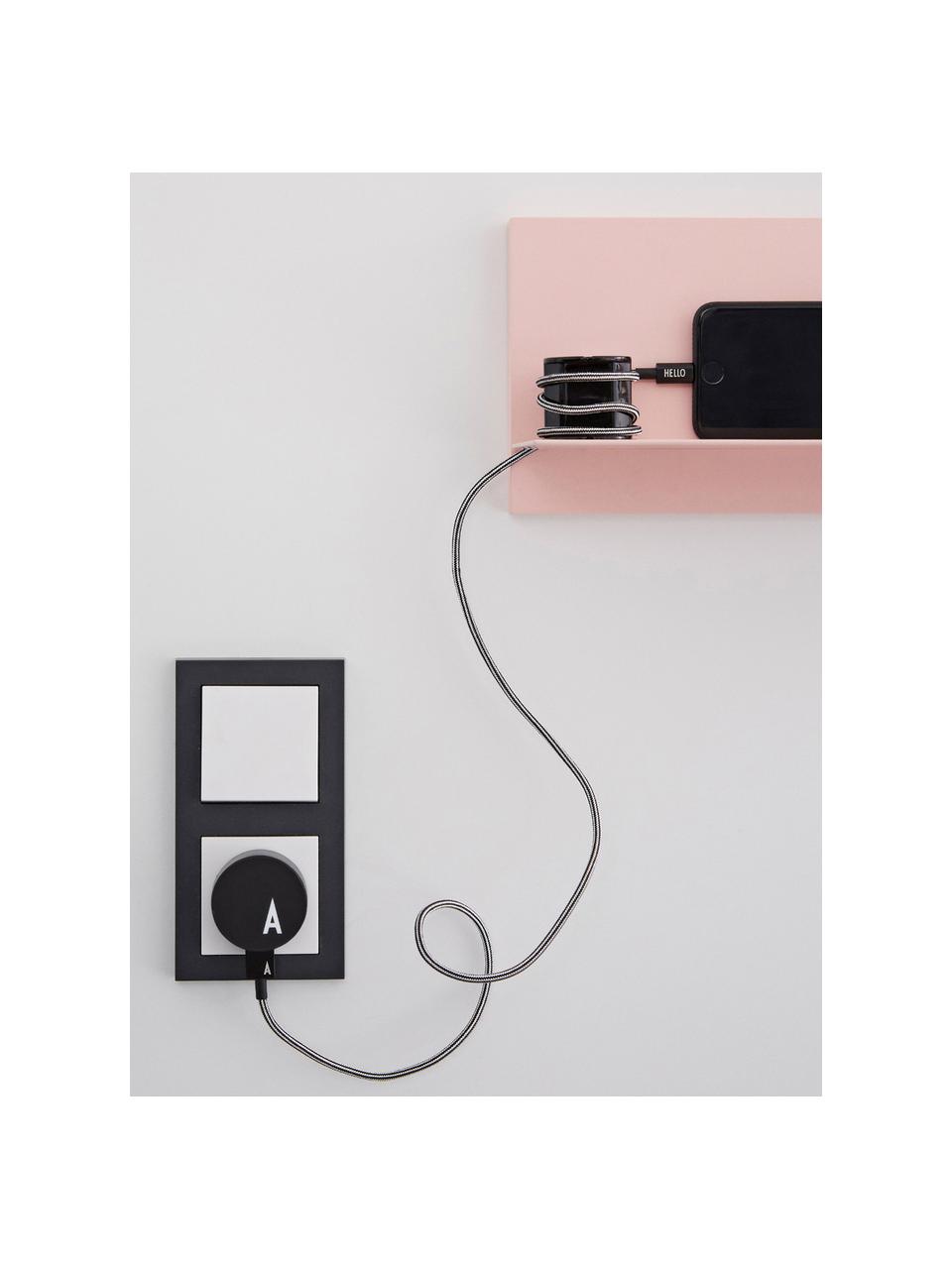 Cargador MyCharger (variantes de A a Z), Plástico, Negro, blanco, Cargador Y