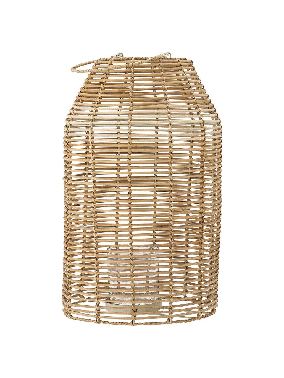 Rotan lantaarn Ferdi, Lichtbruin, Ø 25 x H 43 cm