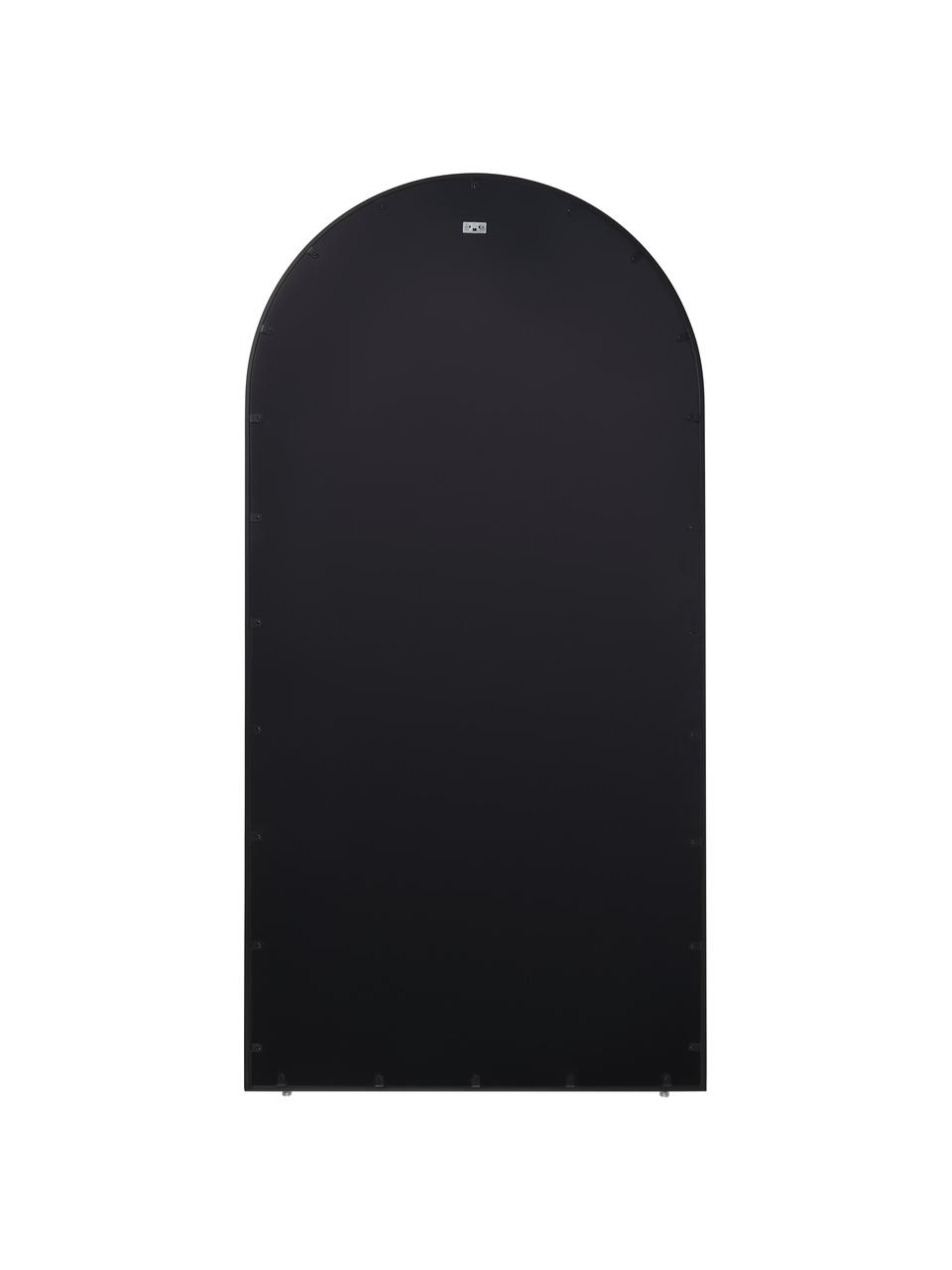 Lustro stojące z metalową ramą Clarita, Czarny, S 90 x W 180 cm