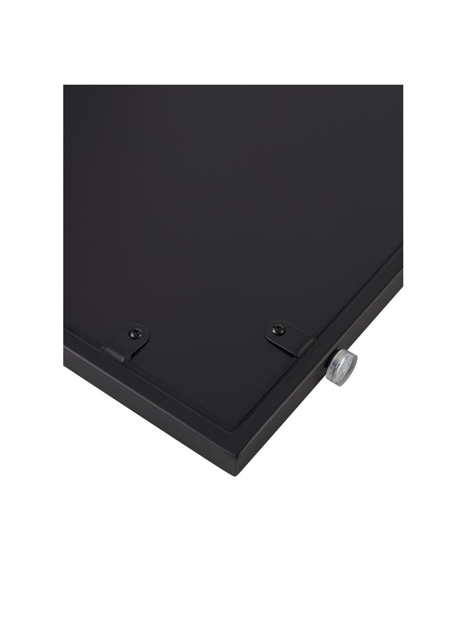 Lustro stojące z metalową ramą Clarita, Czarny, S 90 x W 180 cm
