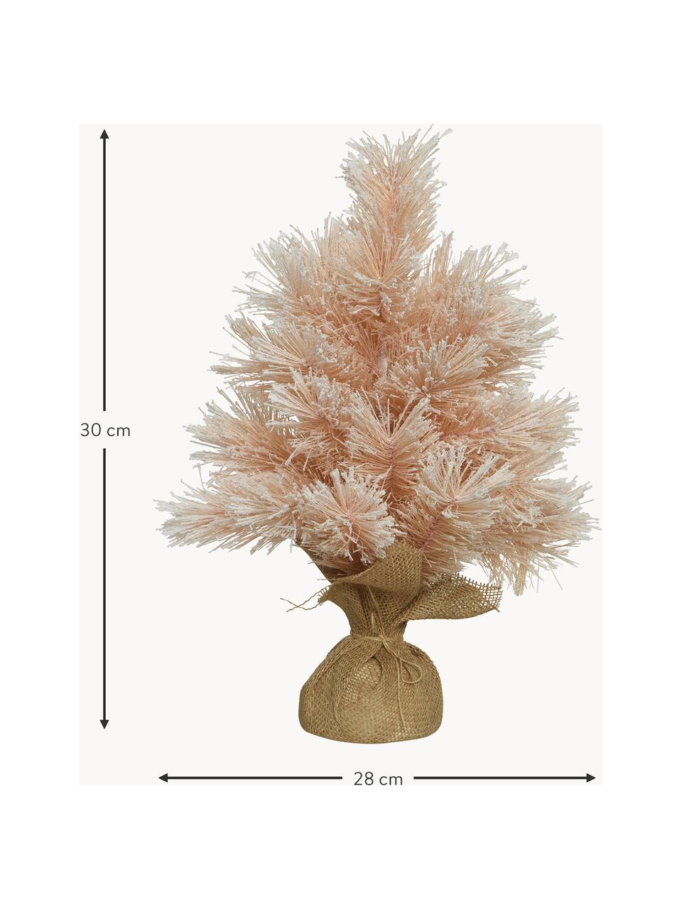 Sapin de Noël artificiel, enneigé Paris, Rose, Ø 33 x haut. 45 cm