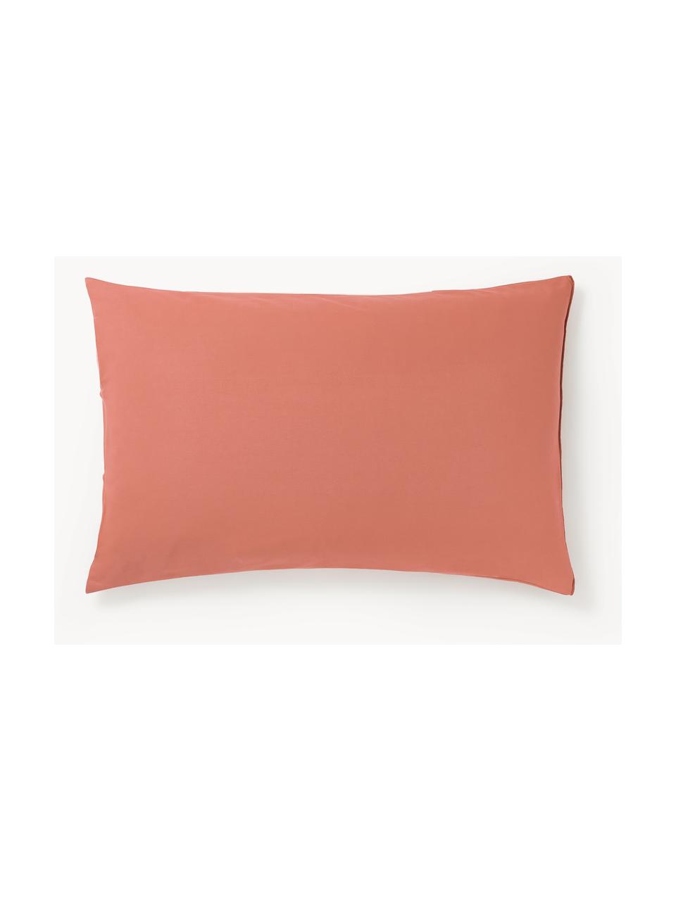 Federa in cotone Harvey, Terracotta, rosa chiaro, Larg. 50 x Lung. 80 cm