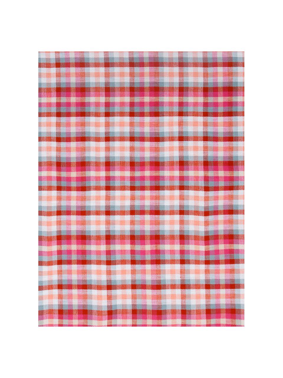 Picknick-Decke Clear, Vorderseite: Kunstfaser, Rückseite: Kunststoff, Rot, Weiß, Pink, Mint, Pfirsichfarben, 130 x 170 cm