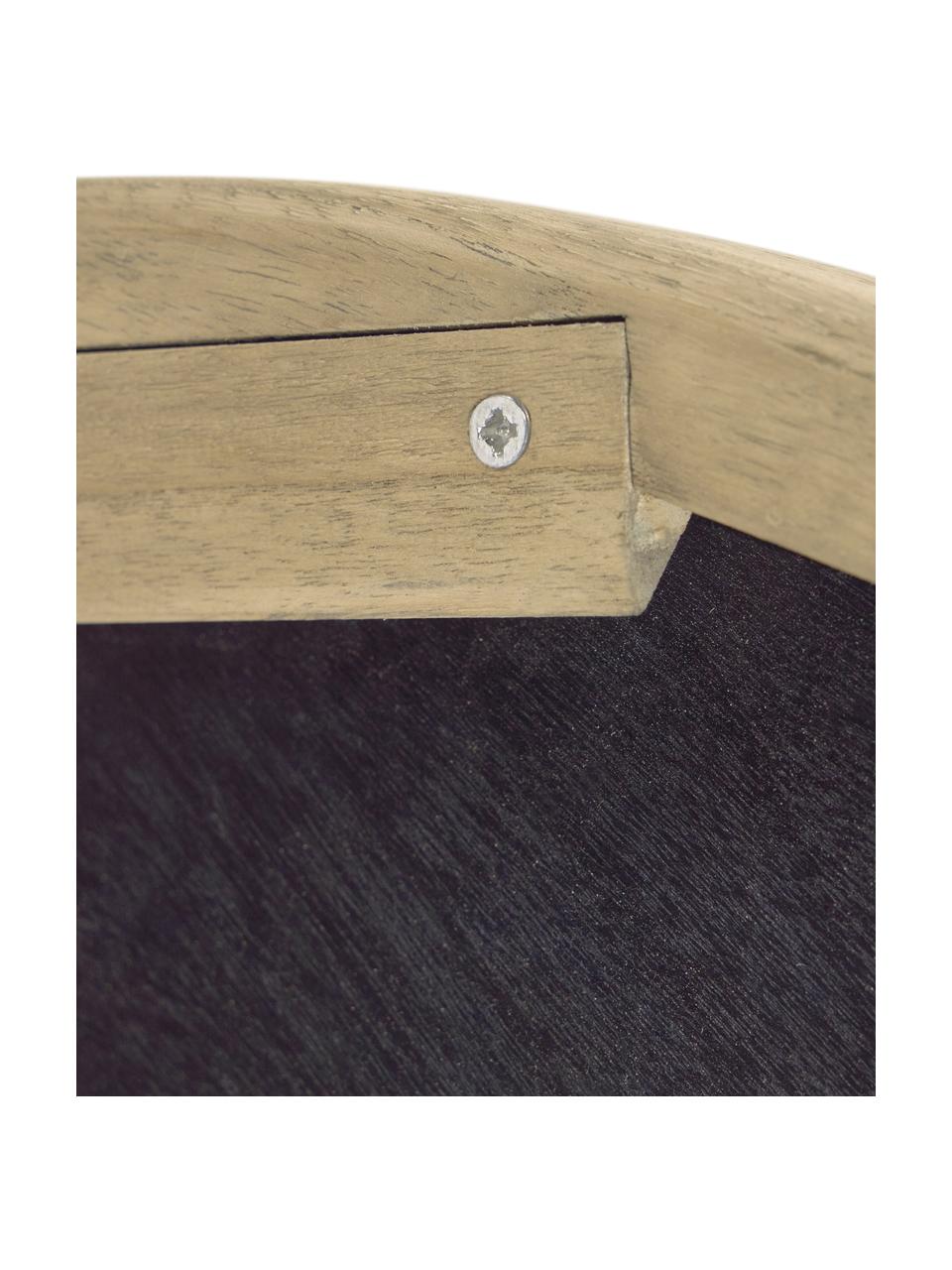 Runder Wandspiegel Alum mit Mindiholzrahmen, Rahmen: Mindiholz, Spiegelfläche: Spiegelglas, Mindiholz, Ø 50 x T 4 cm