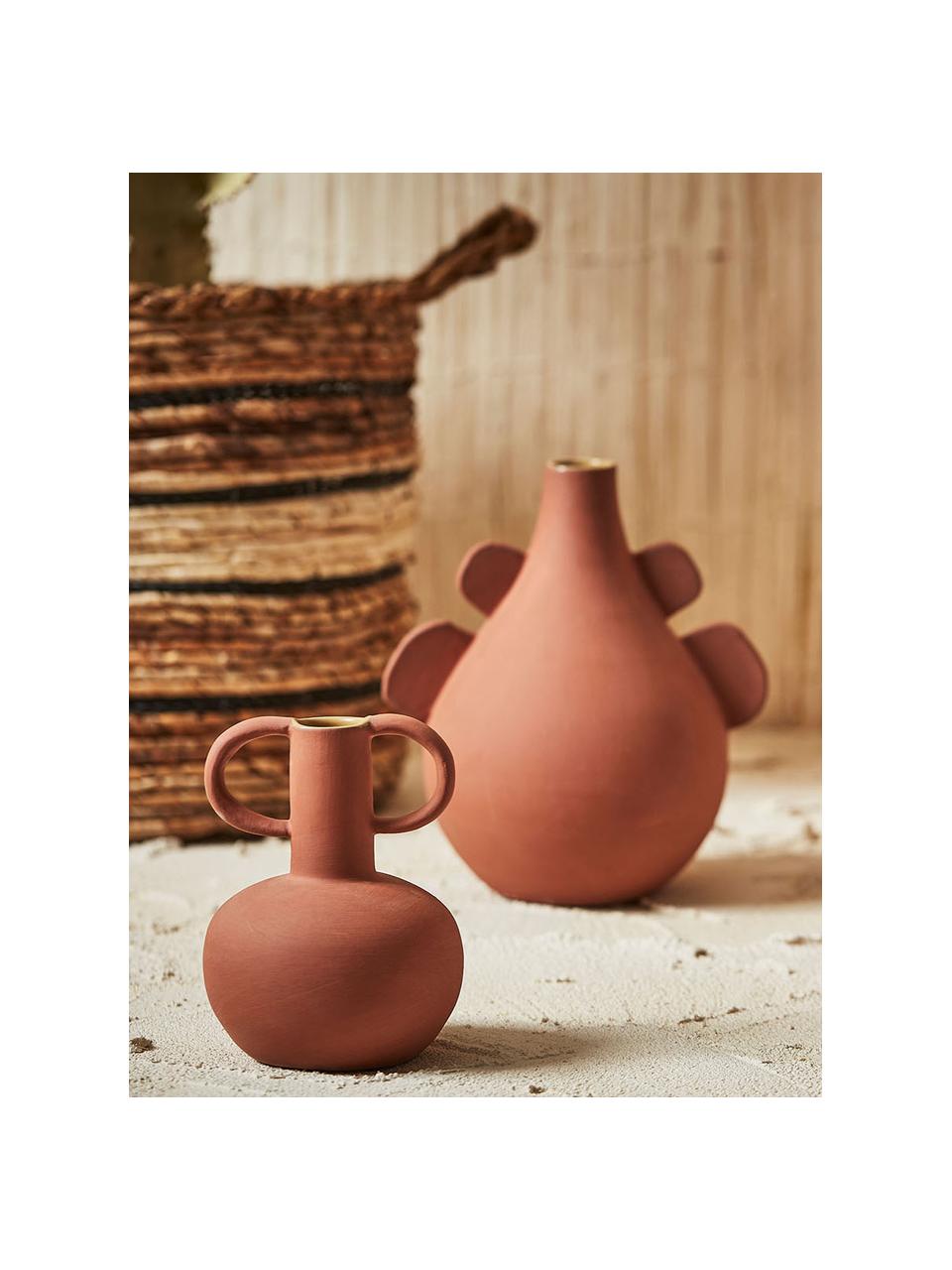 Vaso in terracotta Solae, Terracotta, Terracotta opaco, Ø 16 x Alt. 23 cm