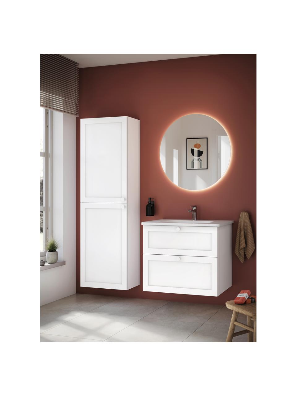 Mueble de baño alto Rafaella, Blanco, An 42 x Al 180 cm