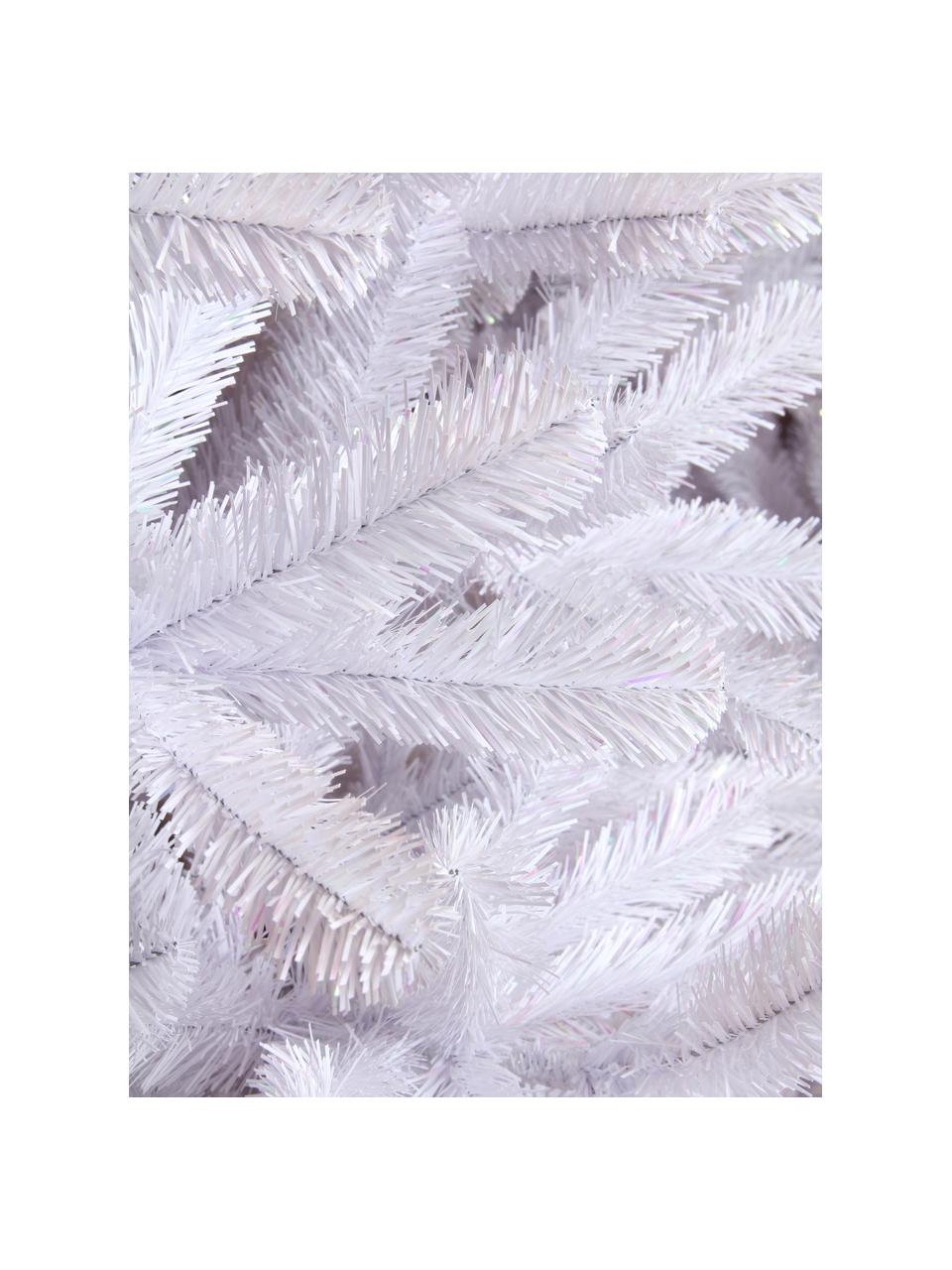 Sapin de Noël artificiel Icelandic, Plastique, Blanc, irisé, Ø 46 x haut. 60 cm