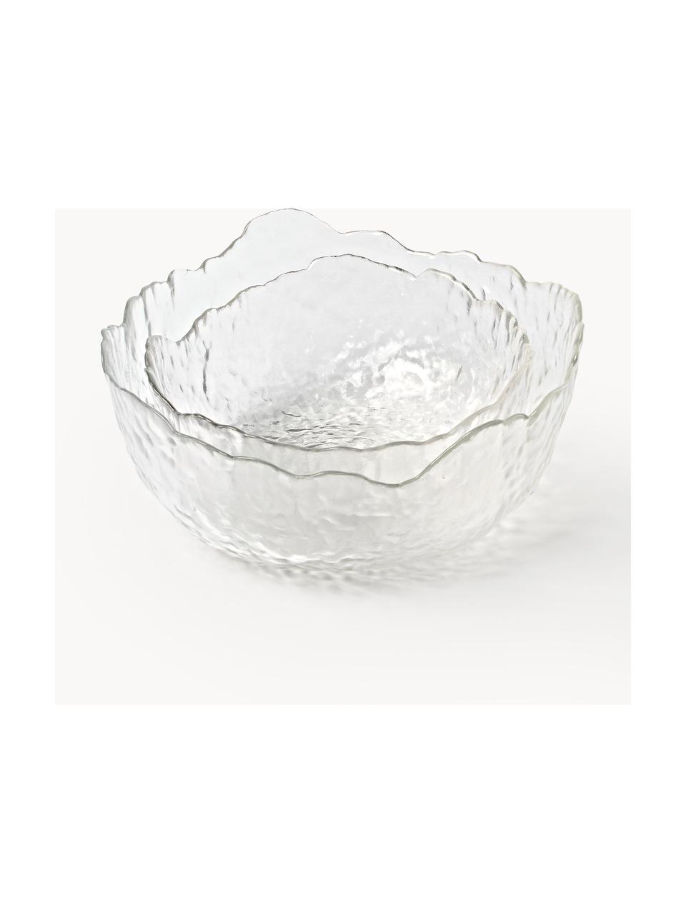 Cuenco de vidrio Arlo, Vidrio, Transparente, Ø 24 x Al 11 cm