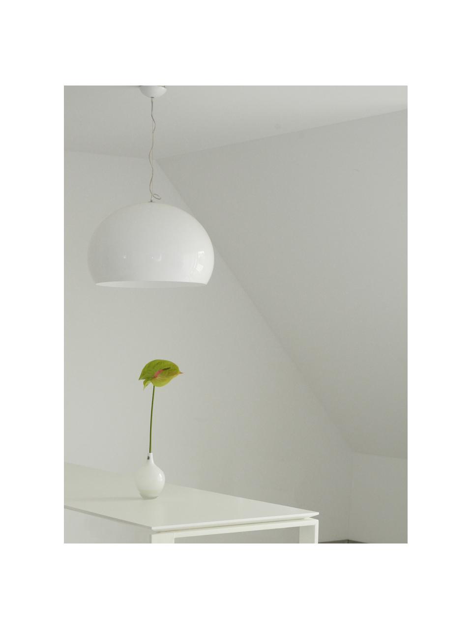 Lampa wisząca FL/Y, Biały, Ø 38 x W 28 cm