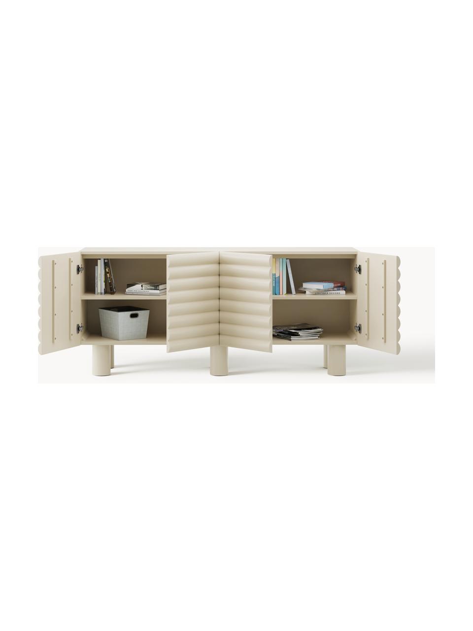 Dressoir Fana, Frame: MDF, Beige, B 150 x H 80 cm