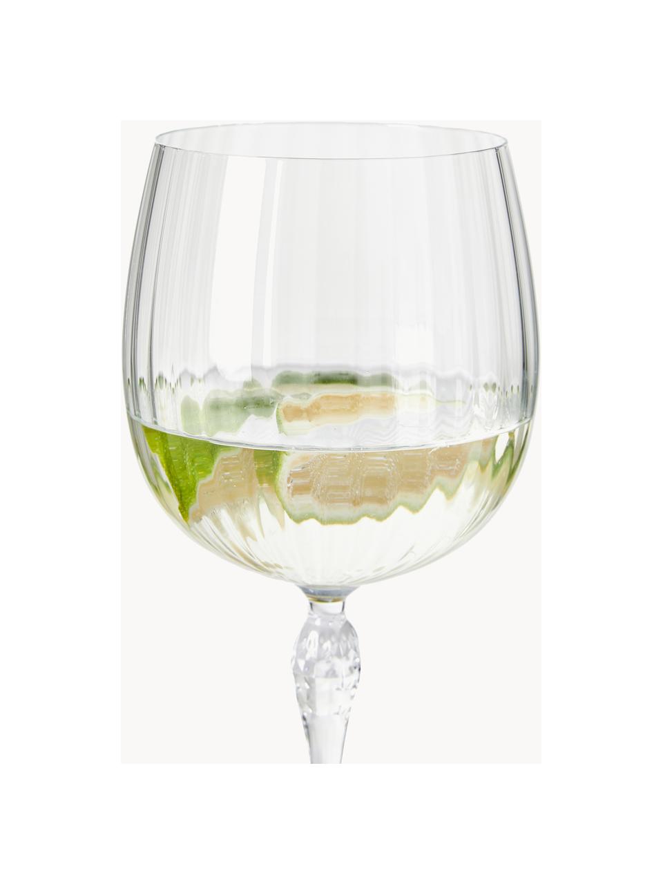 Kieliszek do ginu America's Coctail, 4 szt., Szkło, Transparentny, Ø 10 x W 23 cm, 700 ml