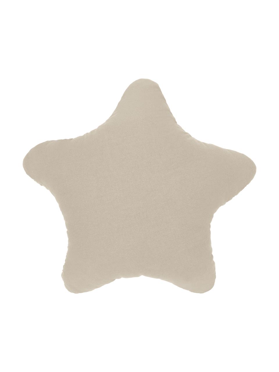 Cojín de punto grueso Sparkle, con relleno, Funda: 100% algodón, Beige, An 45 x L 45 cm
