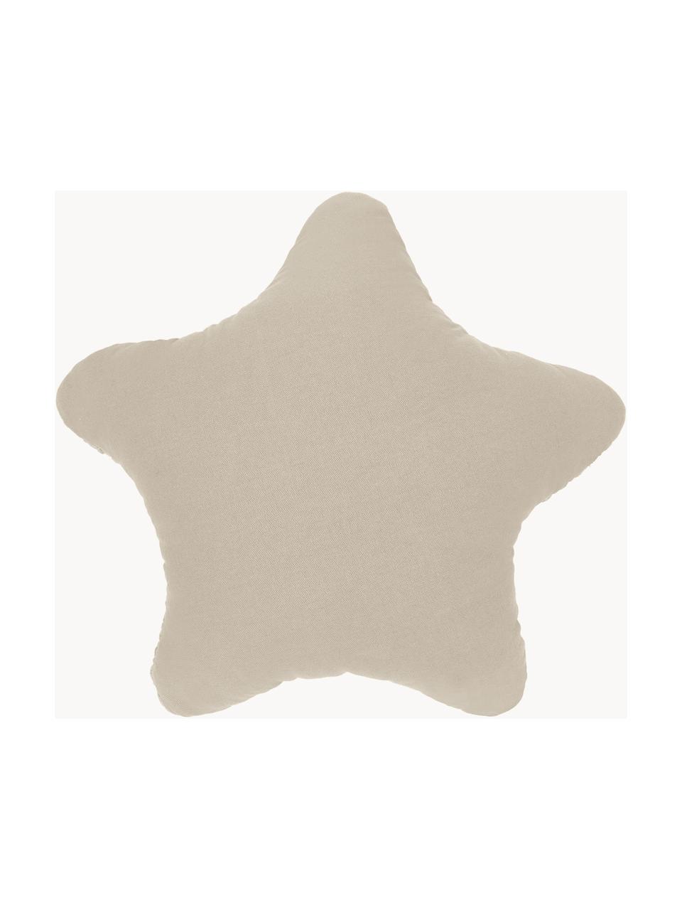 Grobstrick-Kissen Sparkle, Bezug: 100 % Baumwolle, Beige, B 45 x L 45 cm