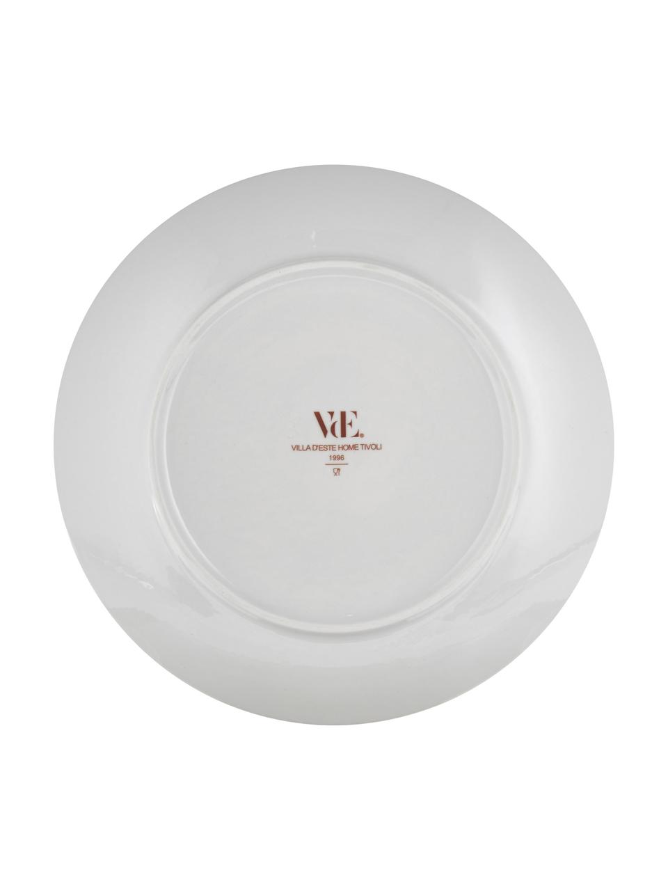 Service de table porcelaine imprimé noir Mokala, 6 personnes (18 élém.), Noir, blanc